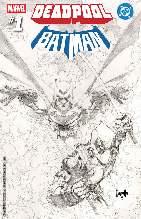 MARVEL/DC: DEADPOOL/BATMAN #1 1:200 GREG CAPULLO SKETCH VARIANT