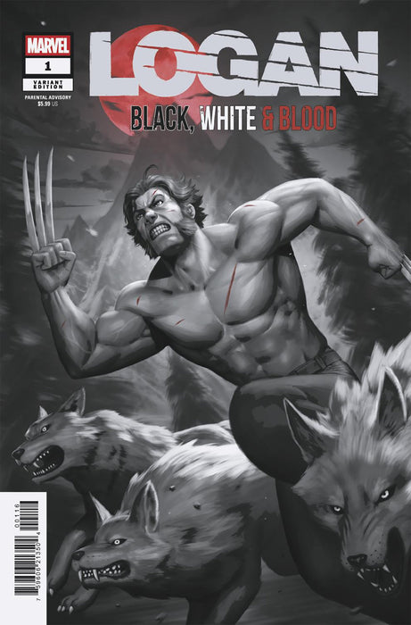 LOGAN: BLACK, WHITE & BLOOD #1 1:25 WOO-CHUL LEE VARIANT