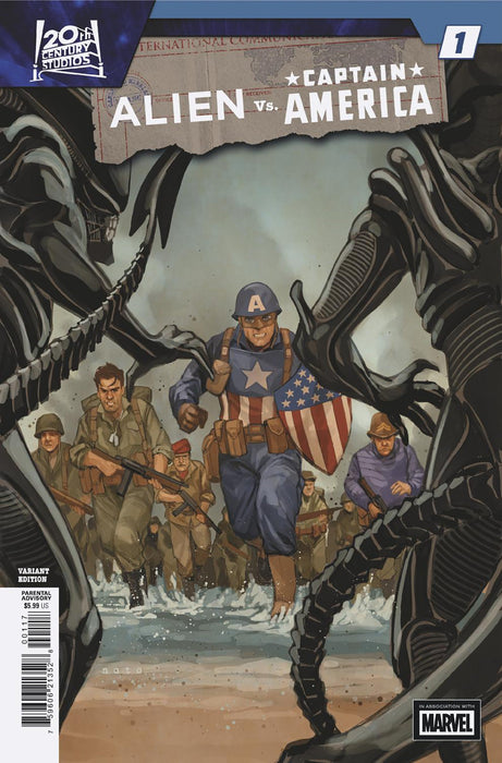 ALIEN VS. CAPTAIN AMERICA #1 1:50 PHIL NOTO VARIANT