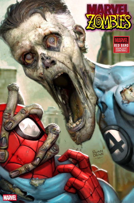 MARVEL ZOMBIES: RED BAND #1 1:25 RYAN BROWN VARIANT [POLYBAGGED]