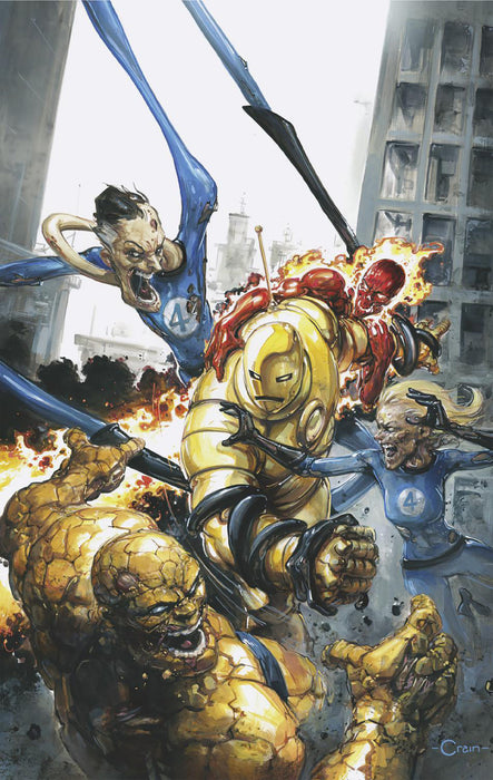 MARVEL ZOMBIES: RED BAND #1 1:100 CLAYTON CRAIN VIRGIN VARIANT [POLYBAGGED]