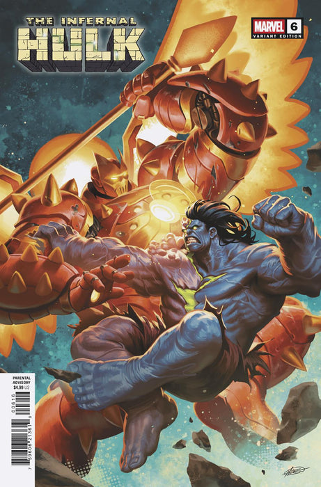 INFERNAL HULK #6 1:25 MATEUS MANHANINI VARIANT