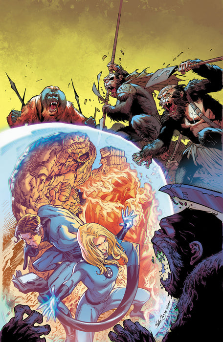 PLANET OF THE APES VS. FANTASTIC FOUR #1 1:25 NETHO DIAZ RATIO VIRGIN 2ND PRINTING VARIANT