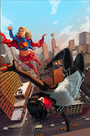 MARVEL/DC: SPIDER-MAN/SUPERMAN #1 1:100 IVAN TALAVERA VIRGIN VARIANT