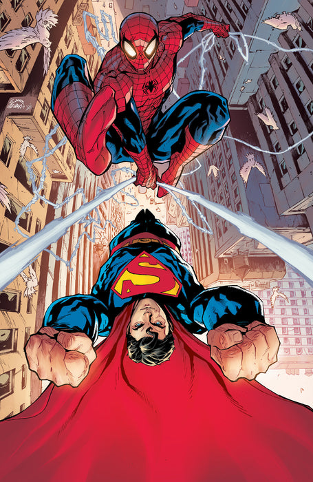 MARVEL/DC: SPIDER-MAN/SUPERMAN #1 1:50 RYAN STEGMAN RATIO VIRGIN 2ND PRINTING VARIANT