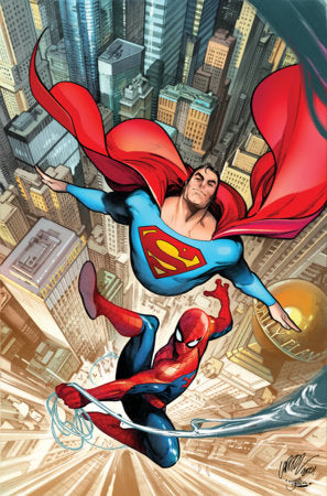 MARVEL/DC: SPIDER-MAN/SUPERMAN #1 1:25 PEPE LARRAZ RATIO VIRGIN 3RD PRINTING VARIANT