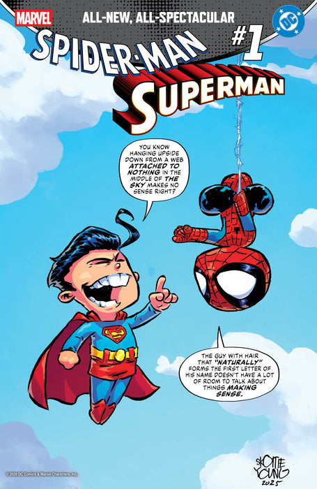 MARVEL/DC: SPIDER-MAN/SUPERMAN #1 SKOTTIE YOUNG VARIANT