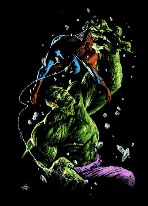 SPIDER-MAN/HULK: FIRE AND BRIMSTONE #3 1:50 GABRIELE DELL'OTTO VIRGIN VARIANT