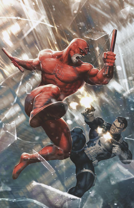 DAREDEVIL/PUNISHER: THE DEVIL'S TRIGGER #1 1:100 KENDRICK LIM VIRGIN VARIANT