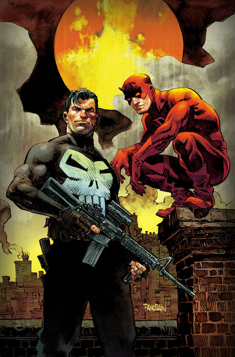DAREDEVIL/PUNISHER: THE DEVIL'S TRIGGER #1 1:25 DAN PANOSIAN RATIO VIRGIN 2ND PRINTING VARIANT