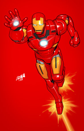 IRON MAN (2026) #2 1:50 DAVID NAKAYAMA COLOR BLOCK RED VIRGIN VARIANT