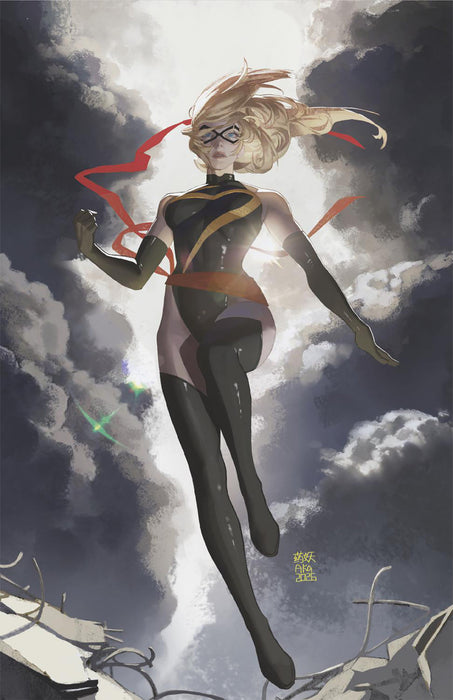 CAPTAIN MARVEL: DARK PAST #2 1:50 AKA MS. MARVEL VIRGIN VARIANT