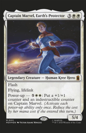 CAPTAIN MARVEL: DARK PAST #3 VICTOR ADAME MINGUEZ MAGIC: THE GATHERING VARIANT