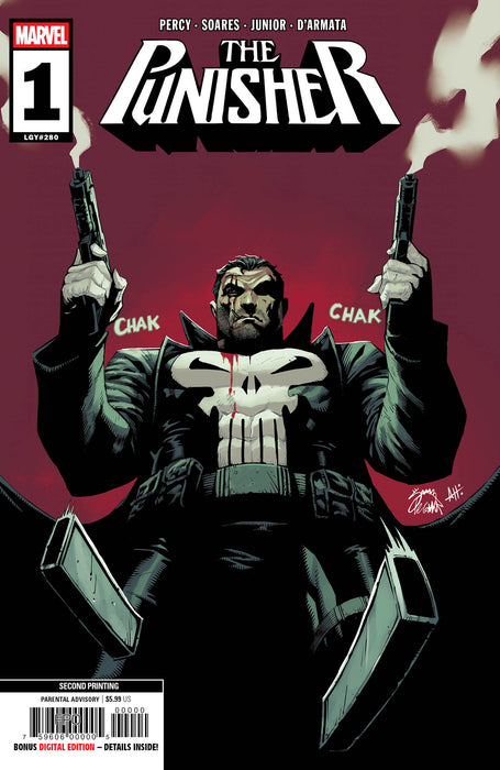 PUNISHER (2026) #1 RYAN STEGMAN 2ND PRINTING VARIANT