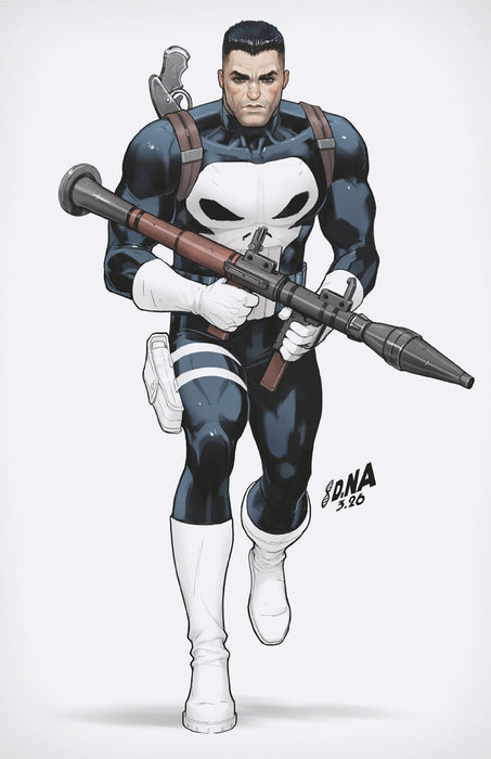PUNISHER (2026) #3 1:50 DAVID NAKAYAMA COLOR BLOCK WHITE VIRGIN VARIANT