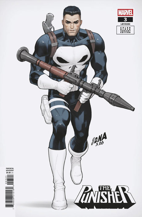 PUNISHER (2026) #3 DAVID NAKAYAMA COLOR BLOCK WHITE VARIANT