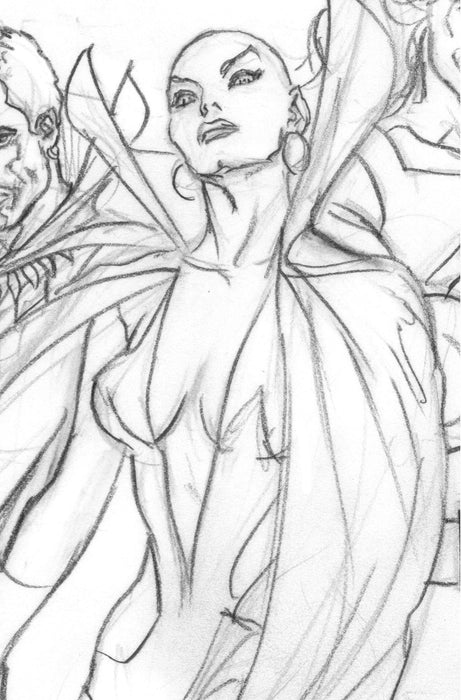 AVENGERS: ARMAGEDDON #4 1:50 ALEX ROSS TIMELESS VIRGIN SKETCH VARIANT