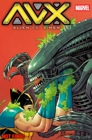 ALIEN VS. X-MEN #1 JOHN ROMITA JR. FOIL VARIANT