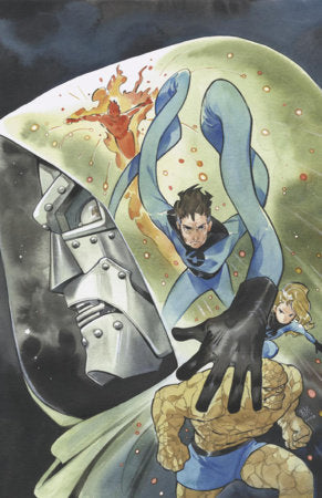 CHALLENGES OF DOOM: MR. FANTASTIC #1 1:100 PEACH MOMOKO VIRGIN VARIANT