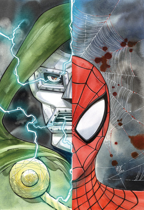 CHALLENGES OF DOOM: SPIDER-MAN #1 1:50 PEACH MOMOKO VIRGIN VARIANT