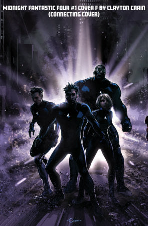 MIDNIGHT FANTASTIC FOUR #1 COVER F CLAYTON CRAIN 3-PART CONNECTING VARIANT