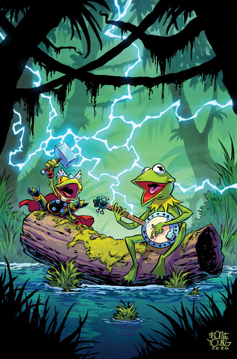 MUPPETS TAKE THE MARVEL UNIVERSE #1 1:100 SKOTTIE YOUNG VIRGIN VARIANT
