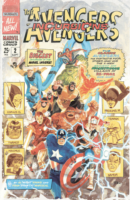 AVENGERS: INCURSIONS #1 COVER C MARISCAL MANCILLA VARIANT