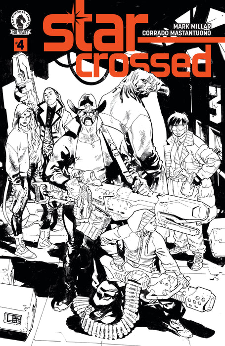 Star-Crossed #4 (CVR B) (B&W) (Stuart Immonen)