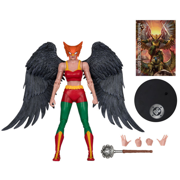 DC McFarlane Collector Edition Wave 15 Hawkgirl Kendra Saunders #63 7-Inch Scale Action Figure (Platinum Chase Variant)