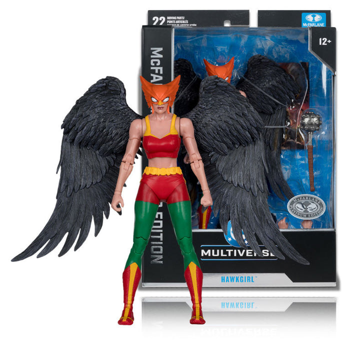 DC McFarlane Collector Edition Wave 15 Hawkgirl Kendra Saunders #63 7-Inch Scale Action Figure (Platinum Chase Variant)