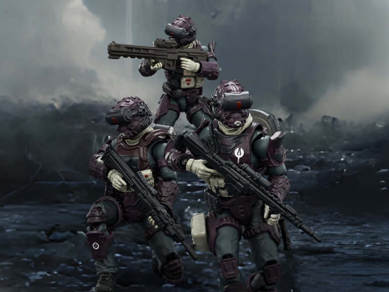 Dark Source Steel Ride Prism Squad 1/25 Scale Action Figure Set