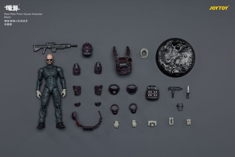 Dark Source Steel Ride Prism Squad 1/25 Scale Action Figure Set