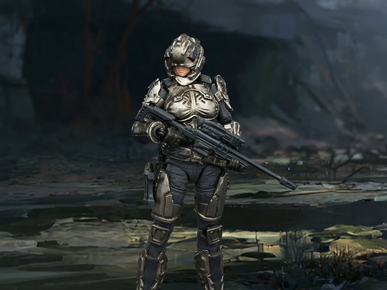 Dark Source Steel Ride Corps Scout Mist 1/25 Scale Action Figure
