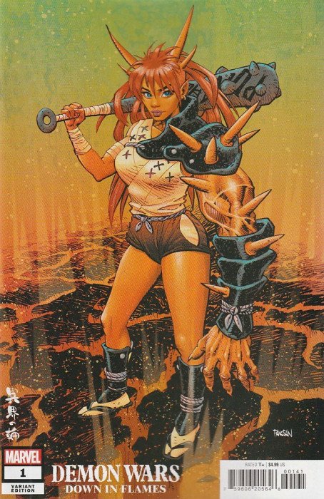 DEMON WARS: DOWN IN FLAMES #1 PANOSIAN VARIANT