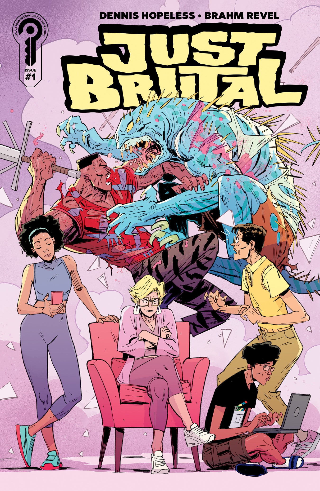 Dennis Hopeless - Just Brutal #1 Launch Signing