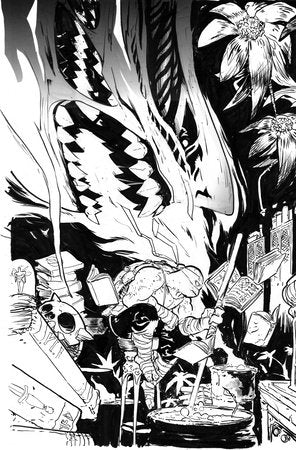 Teenage Mutant Ninja Turtles #146 Variant RI (1:25) (Rossmo B&W Full Art)