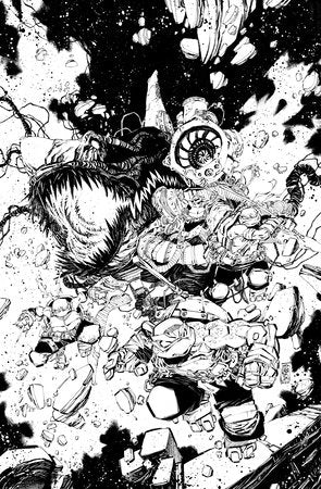 Teenage Mutant Ninja Turtles #147 Variant RI (1:25) (Corona B&W Full Art)
