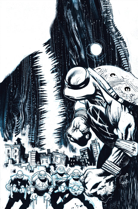 Teenage Mutant Ninja Turtles #148 Variant 1:25 (Harren B&W Full Art)