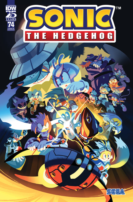 Sonic the Hedgehog #74 Variant RI (10) (Fourdraine)