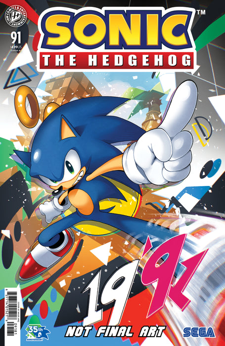 Sonic the Hedgehog #91 Variant RI (50) (Arq)