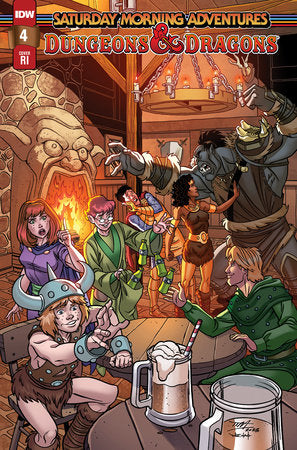 Dungeons & Dragons: Saturday Morning Adventures #4 Variant RI (10) (Levins)
