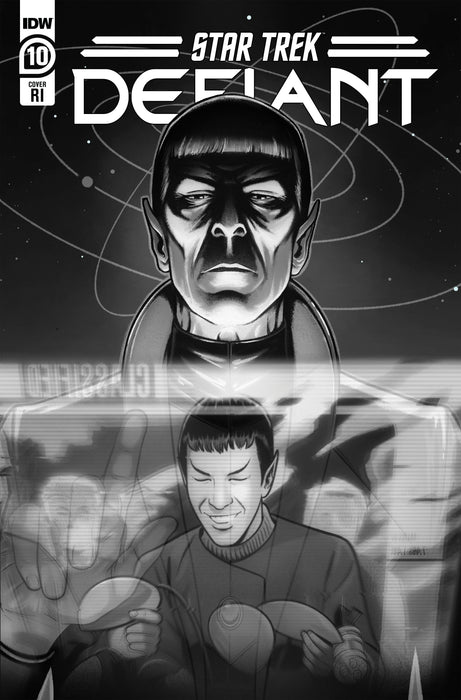 Star Trek: Defiant #10 Variant RI (1:10) (Feehan B&W)