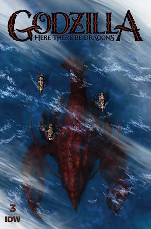 Godzilla: Here There Be Dragons #4 Variant RI (25) (Godlewski)
