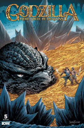 Godzilla: Here There Be Dragons #5 Variant B (Kirkham)