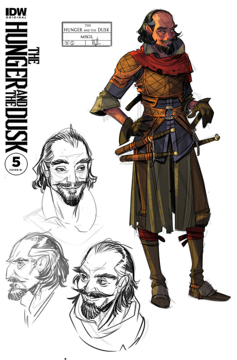 The Hunger and the Dusk #5 Variant RI (1:10) (Wildgoose Character Sketch)
