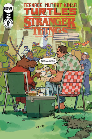 Teenage Mutant Ninja Turtles x Stranger Things #2 Variant RI (250) (Campbell)