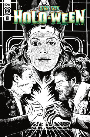Star Trek: Holo-Ween #2 Variant RI (10) (Francavilla B&W)[1:10]