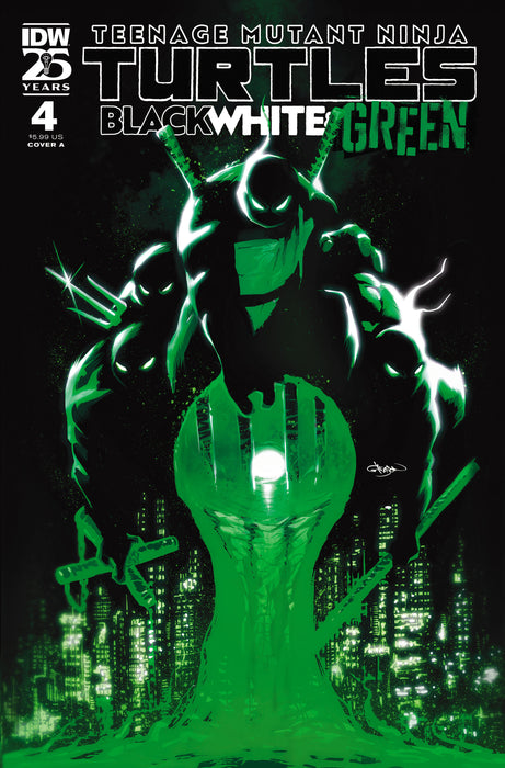 Teenage Mutant Ninja Turtles: Black, White, and Green #4 Cover A (Gleason)