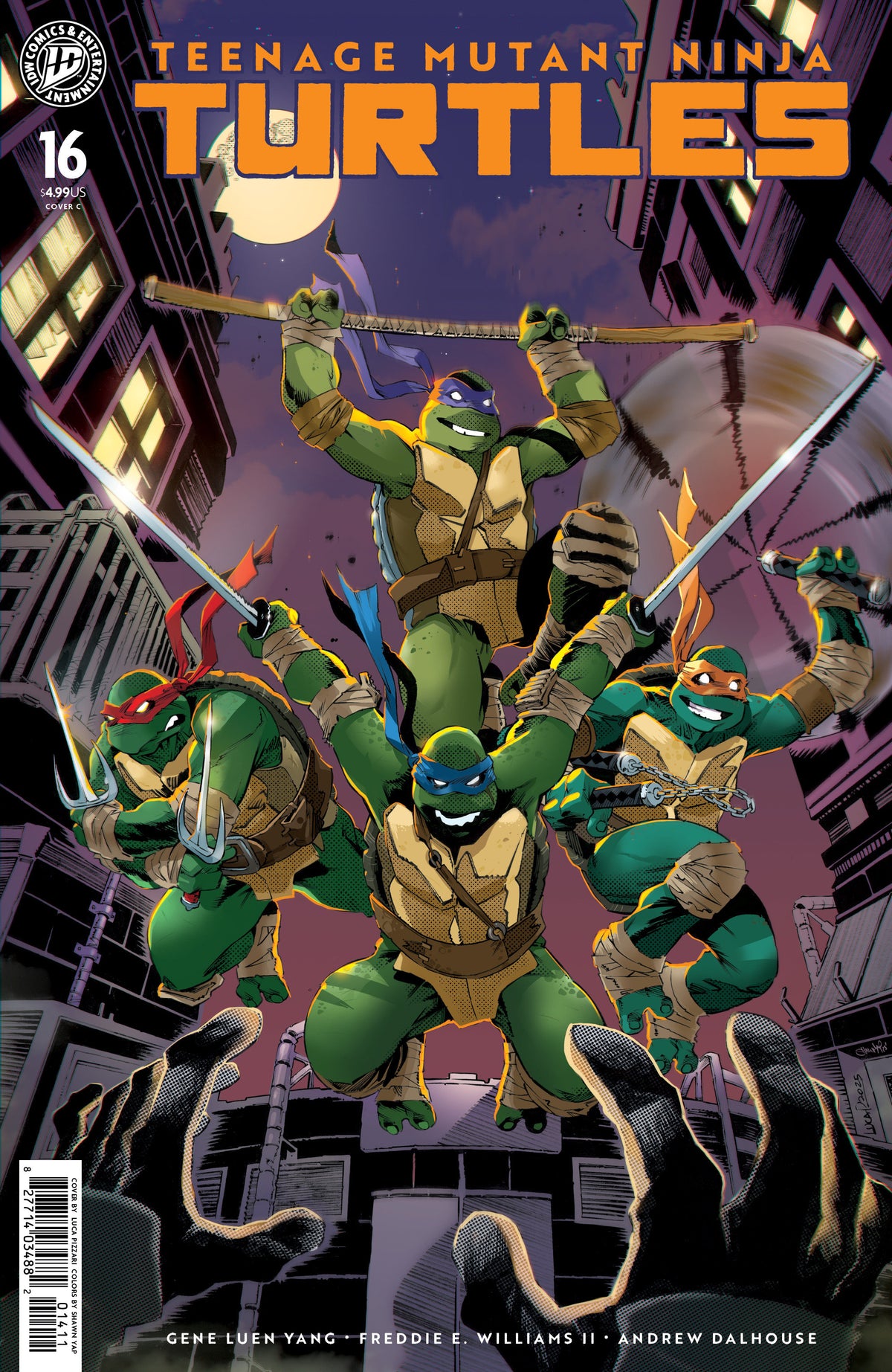 Teenage Mutant Ninja Turtles #16 Variant C (Pizzari) — Impulse