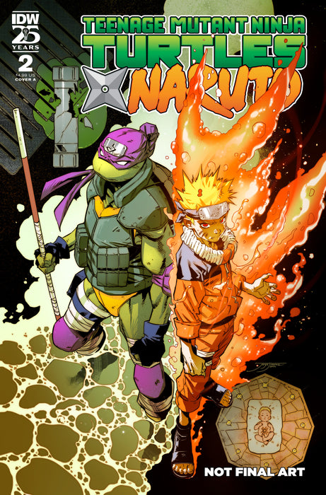 Teenage Mutant Ninja Turtles x Naruto #2 Cover A (Jiménez)